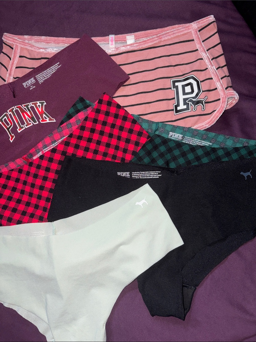 PINK Victoria’s Secret Panty Bundle (6)